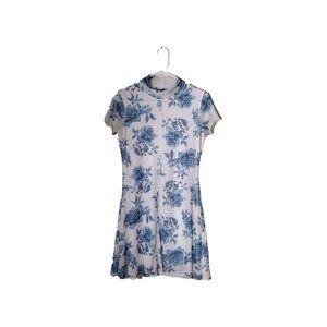 Current Mood Dress Womens Large Floral Lined Mini